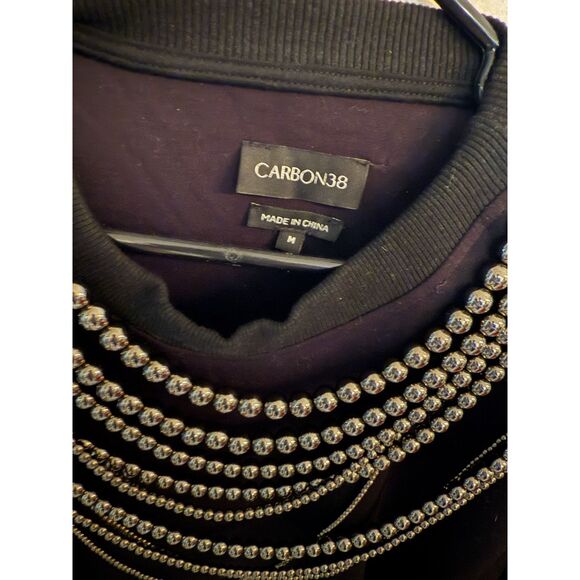 Carbon 38 Pearl Enriches Sweatshirt Size M - Picture 3 of 5